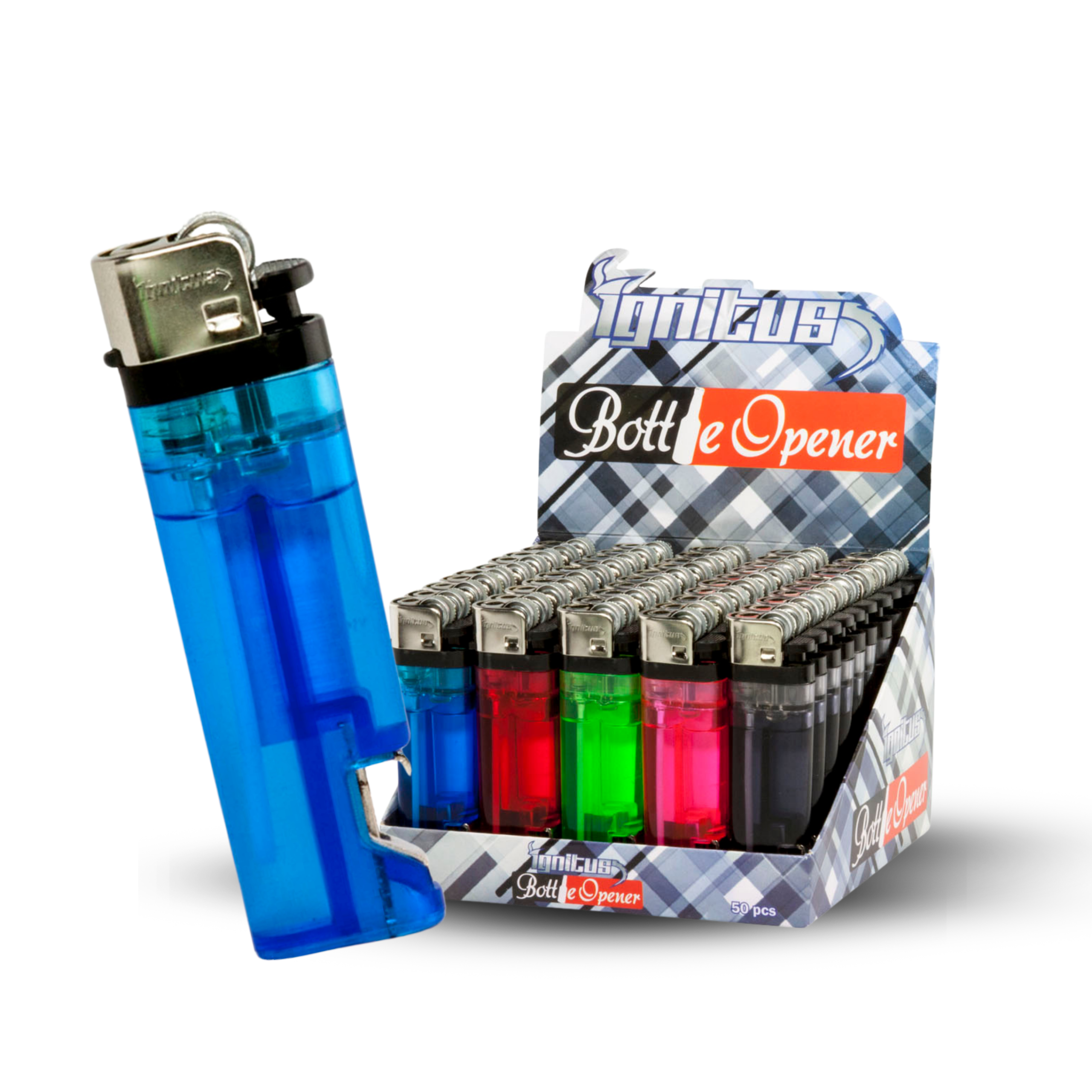 Flint Lighter w/ Bottle Opener