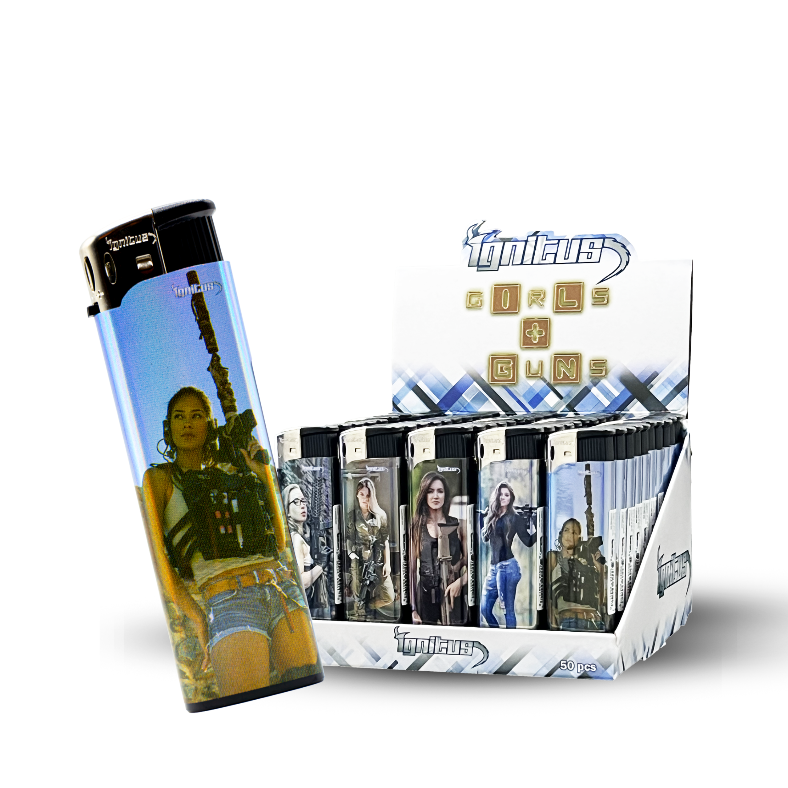 Electronic Foil Lighter (Girls n Guns)