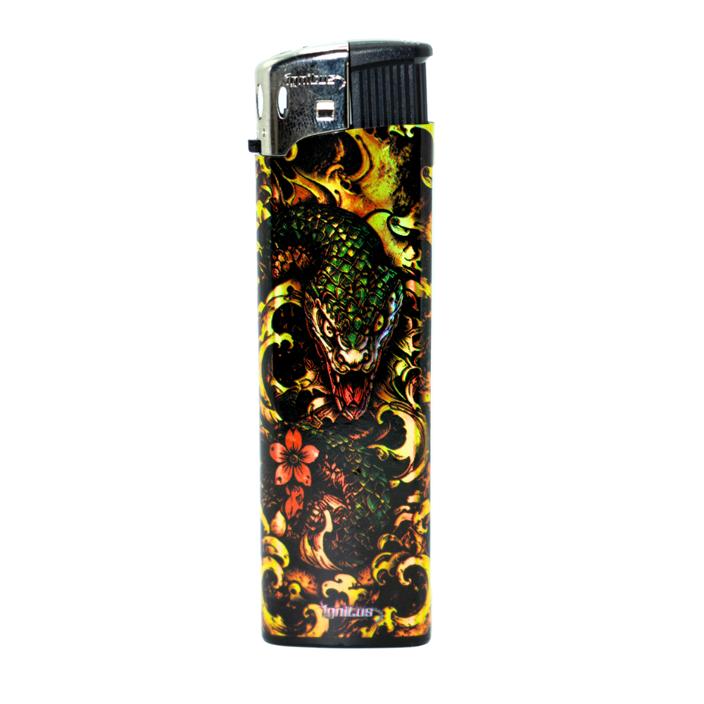 Electronic Foil Lighter (Asian Tattoo Art) - Image 5